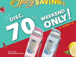 Pilih Diskon 70% atau 50% untuk Botol Minum dan Food Container di Sini
