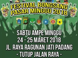 Festival Bongsang, Jl Raya Ragunan Ditutup Sampai Besok Malam