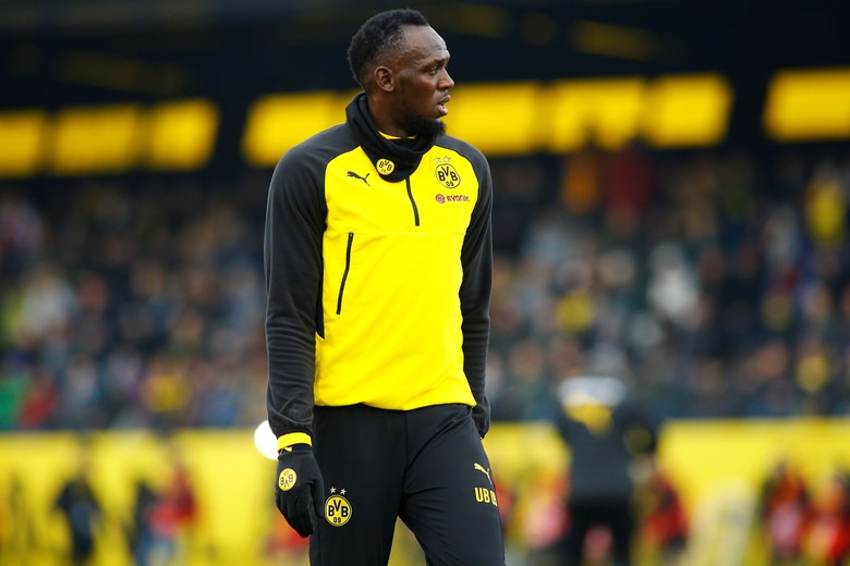 Usai Lihat Aksi Bolt di Dortmund, Ini Kelakar Batshuayi
