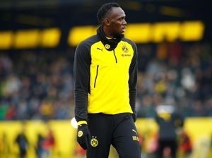 Usai Lihat Aksi Bolt di Dortmund, Ini Kelakar Batshuayi