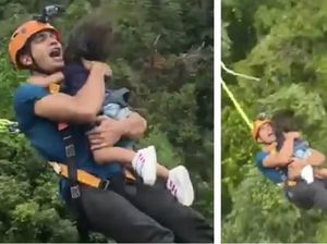 Ayah Ini Banjir Kritik Gara-gara Ajak Balitanya Bungee Jumping