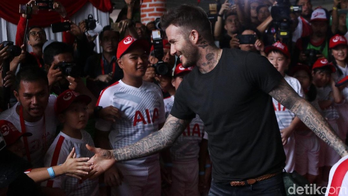 David Beckham datang ke Jakarta. (Foto: Rifkianto Nugroho)