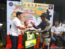 Meski Tak Sesuai Target, Rider RI Sukses Touring ke London