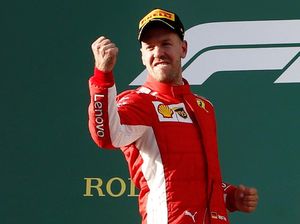 Vettel Akui Sedikit Beruntung di GP Australia
