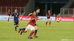 Foto: Garuda Muda Dibenamkan Jepang di GBK