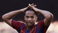 Amerika Serikat dipilih Thiery Henry saat dia meninggalkan Barcelona. Selain menjadi pundit di televisi Inggris, Henry juga jadi asisten pelatih Timnas Belgia. (Denis Doyle/Getty Images)