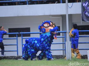 Bobotoh Suguhkan Koreografi Viking Bertanduk