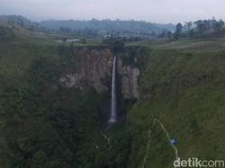 Kekinian, Tiket Air Terjun Sipiso-poso Bayarnya Pakai QRIS