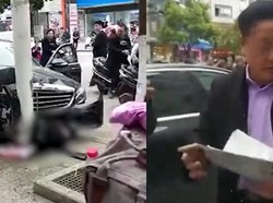 Tabrak Pejalan Kaki, Reaksi Pengemudi Mercy Ini Bikin Geram