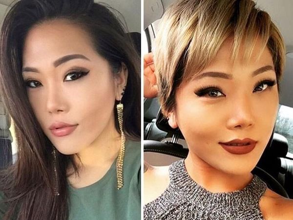 10 Penampilan Wanita yang Jadi Beda Banget Setelah Potong Rambut Drastis