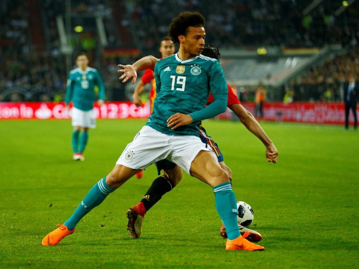Leroy Sane mewaspadai Brasil meski tanpa Neymar. (Foto: Thilo Schmuelgen/Reuters)