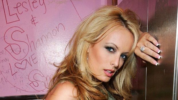 POMPANO BEACH, FL - MARCH 09:   The actress Stephanie Clifford, who uses the stage name Stormy Daniels, arrives to perform at the Solid Gold Fort Lauderdale strip club on March 9, 2018 in Pompano Beach, Florida. Stephanie Clifford who claims to have had an affair with President Trump has filed a suit against him in an attempt to nullify a nondisclosure deal with Trump attorney Michael Cohen days before Trump's 2016 presidential victory.  (Photo by Joe Raedle/Getty Images)