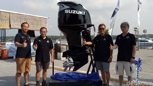 Mesin Kapal Dual Propeller Suzuki