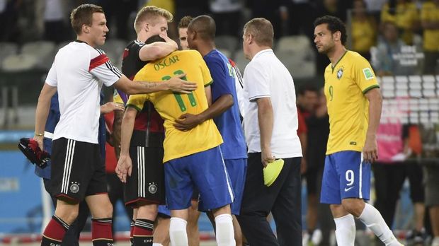 Timnas Brasil mengalami kekalahan menyakitkan pada semifinal Piala Dunia 2014.