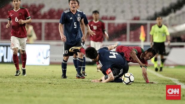 Timnas Indonesia U-19 dianggap kalah kelas dari timnas Jepang U-19.