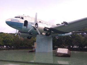 Mirisnya Replika Pesawat RI Pertama di Aceh, Pintu Hilang-Kaca Pecah Mirisnya Replika Pesawat RI Pertama di Aceh, Pintu Hilang-Kaca Pecah