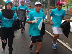 Bagai Mencari Harta Karun, Plogging Run Makin Diminati di Sulsel