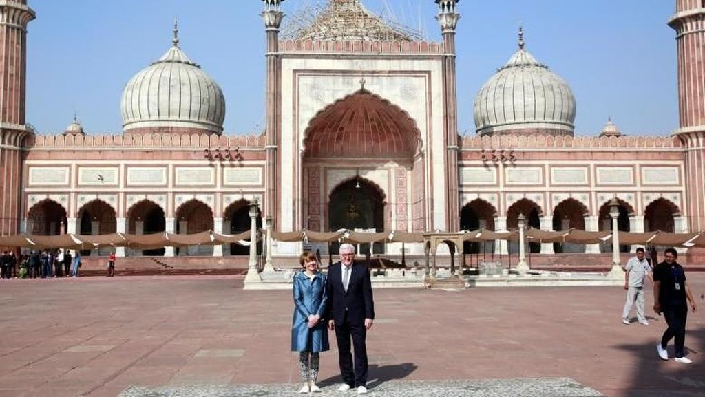 Foto: Masjid Terbesar India, Presiden Jerman Saja Pergi ke Sana