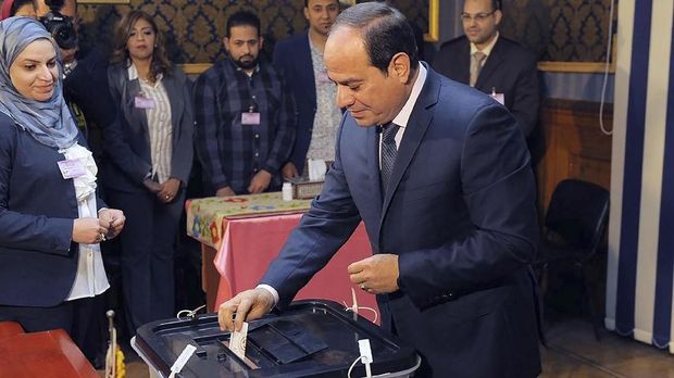 Abdel Fattah Al-Sisi kembali terpilih sebagai Presiden Mesir. (