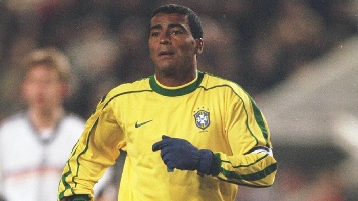 Romario Romario of Brazil
25 Mar 1998: Romario of Brazil in action during a match against Germany in Stuttgart, Germany. Brazil won the match 2-1. \ Mandatory Credit: Mark Thompson/Allsport