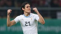 Gol ke-42 Cavani untuk Tandai Penampilan ke-100 di Timnas