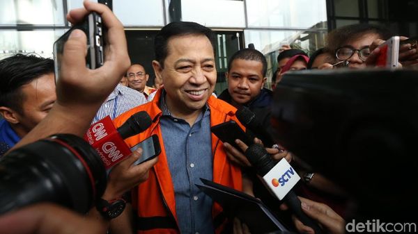 Novanto Bungkam Usai Diperiksa untuk Keponakannya