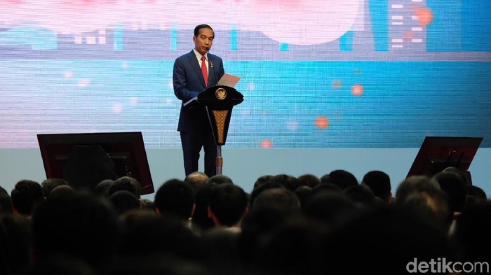 Jokowi beri arahan ke CPNS (Dika-detikcom)