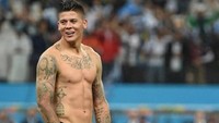 Inilah penampakan tato bek Manchester United Marcos Rojo. (Istimewa)