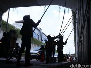 Underpass Jalan Angkasa Dipercantik