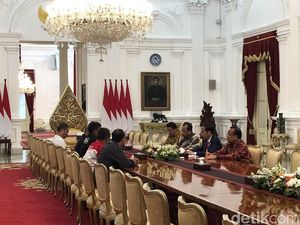 Jokowi Terima Perwakilan Driver Ojol di Istana