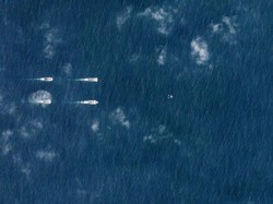 Citra Satelit Ungkap Latihan Militer China di Laut China Selatan