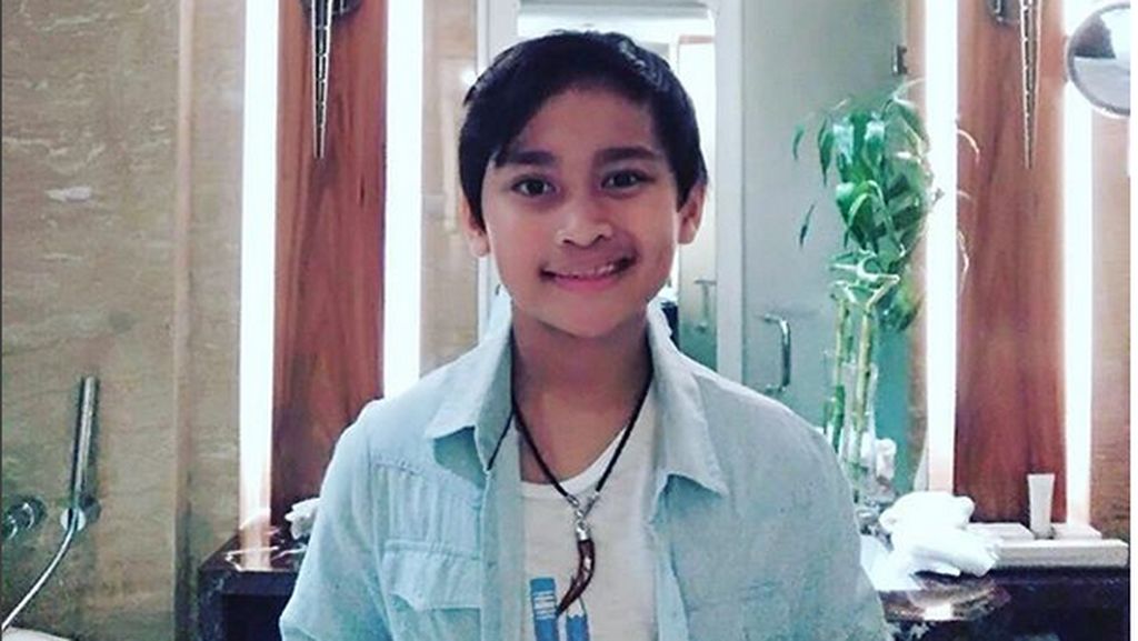 Gavin Daffa, Anak Arie Untung yang Beranjak Remaja dan Makin Ganteng
