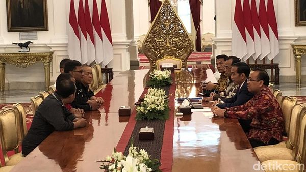 Foto: Driver Ojol Masuk Istana