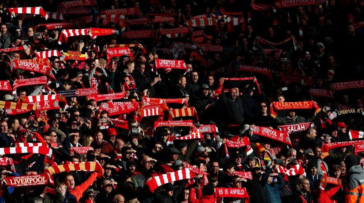 Atmosfer Anfield jadi tantangan besar untuk AS Roma di leg I semifinal Liga Champions. (Foto: Clive Brunskill/Getty Images)