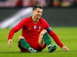 Betapa kecewanya Ronaldo pada pertandingan ini. Foto: Denis Balibouse/Reuters