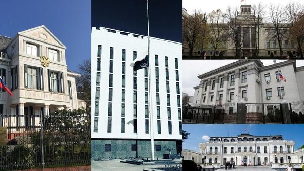 Foto: Deretan 23 Negara yang Kompak Usir Diplomat Rusia