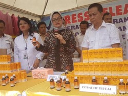 BPOM Sita Kosmetik Ilegal Senilai Rp 5,4 Miliar