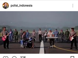 Populer, Band Polisi Ciko Bikin Video Klip Sinergitas TNI-Polri