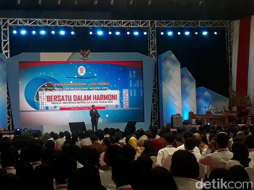 Jokowi Beri Arahan ke CPNS Zaman Now Jokowi Beri Arahan ke CPNS Zaman Now