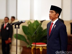 Firli Cs Ucapkan Sumpah Jabatan Pimpinan KPK di Depan Jokowi Hari Ini