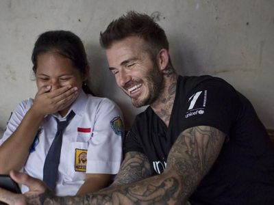 Momen Akrab David Beckham dan ABG Semarang, Bikin Hati Wanita Rontok