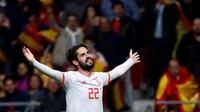 Di lain pihak, laga ini menjadi hari yang indah untuk Isco. (Foto: Juan Medina/Reuters)