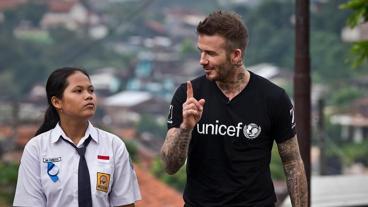 Sripun menilai David Beckham sebagai sosok yang lucu dan humoris. (Instagram/@davidbeckham)