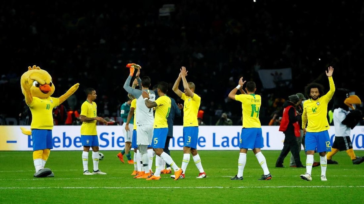 Brasil merayakan kemenangan atas Jerman (Foto: Fabrizio Bensch/Reuters)