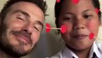 Senyum Beckham di Tengah Anak-Anak Indonesia