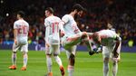 Foto: Pesta Gol Spanyol ke Gawang Argentina