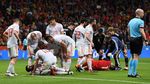 Foto: Pesta Gol Spanyol ke Gawang Argentina