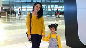 Gaya Kompak Ayu Ting-ting dan si Kecil Bilqis