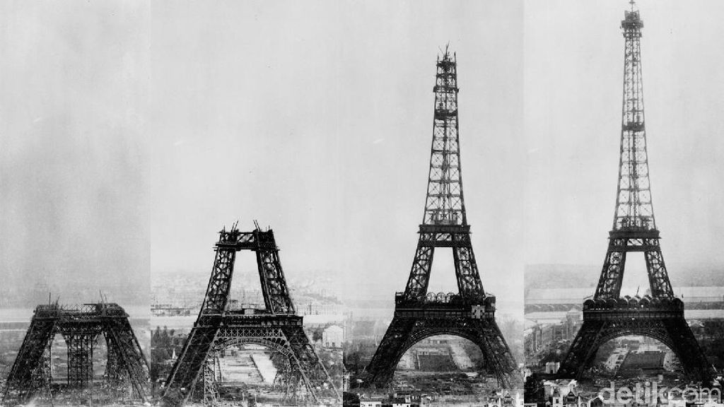 Melihat Proses Pembangunan Menara Eiffel