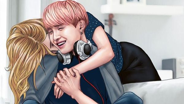 Bikin Baper, Ilustrasi Ini Gambarkan Rasanya Pacaran dengan Member BTS